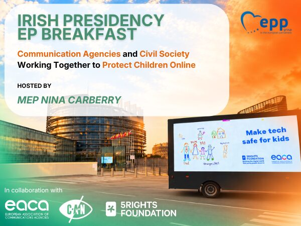 Irish Presidency Breakfast on Protecting Children Online hosted by MEP Nina Carberry